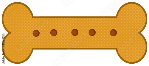 Dog Biscuit. Vector Illustration