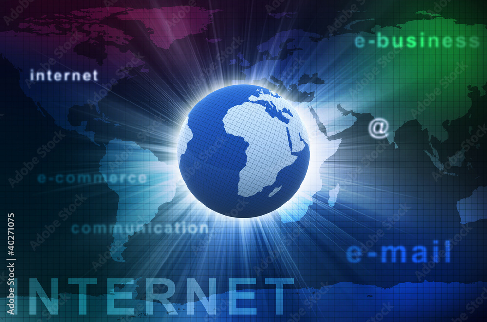 Abstract Hi-tech global communication technology Abstract Hi-tech global communication technology