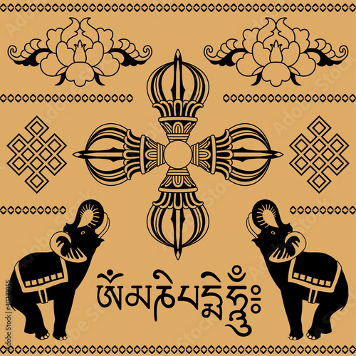 East decorative elements