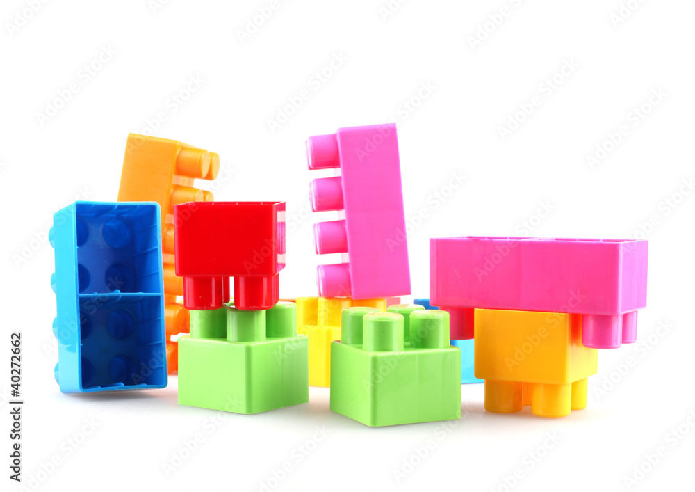 Plastic building blocks Plastic building blocks
