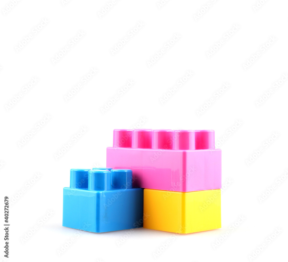 Plastic building blocks Plastic building blocks
