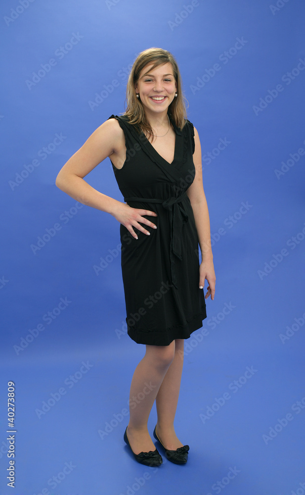 Frau im Kleid Frau im Kleid