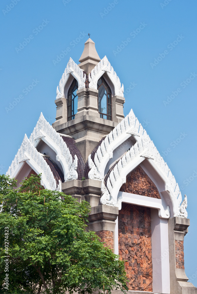 Fototapeta premium temple with blue sky