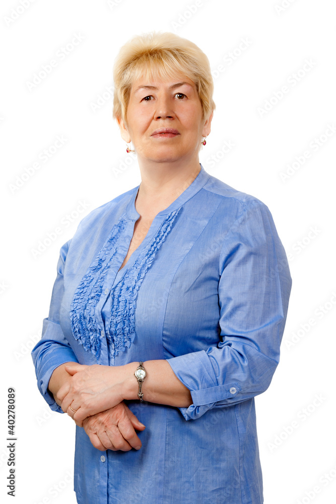 Portrait of middle-aged woman Portrait of middle-aged woman