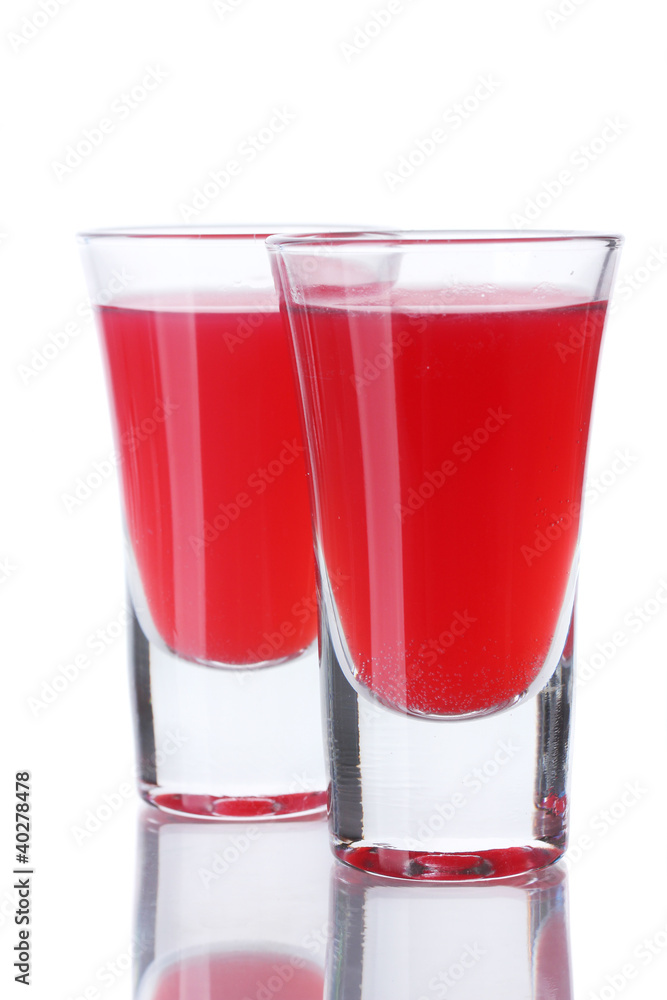 Bloody Mary cocktails isolated on white Bloody Mary cocktails isolated on white