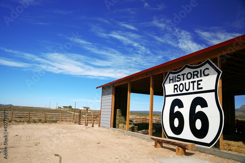 Historic rout 66 site, Arizona, USA