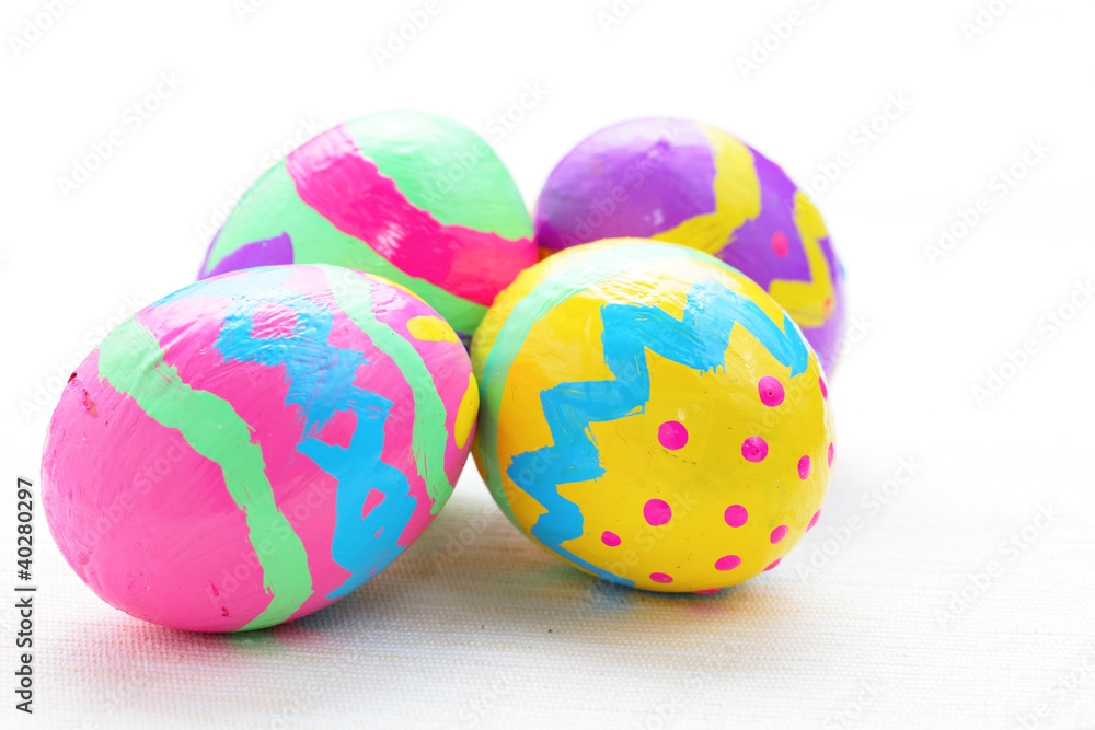 children paint colorful easter egg children paint colorful easter egg