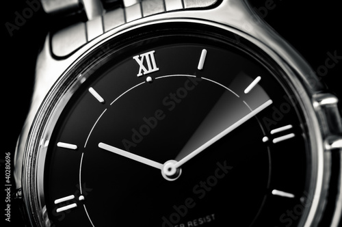 Clock face, fast time passing watch