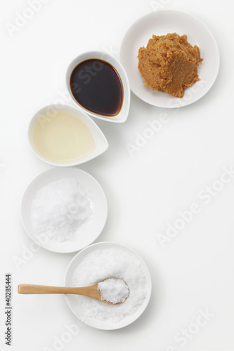 Wallpaper Mural 和食調味料「さ・し・す・せ・そ」 Torontodigital.ca