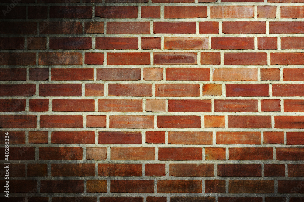 Fototapeta premium Red brick wall