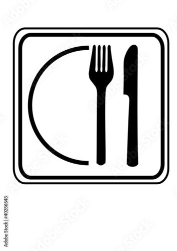 Piktogramm Essen