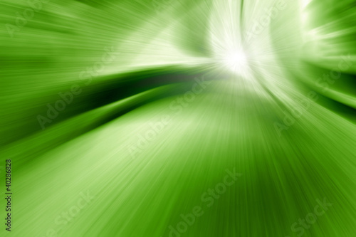 abstract zoom green