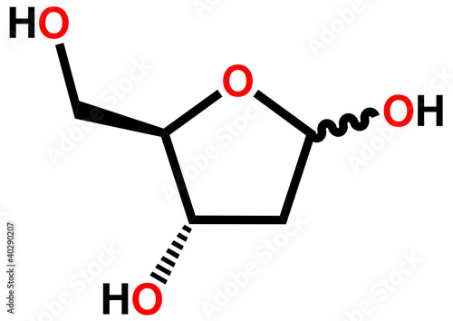 Deoxyribose, a precursor to DNA