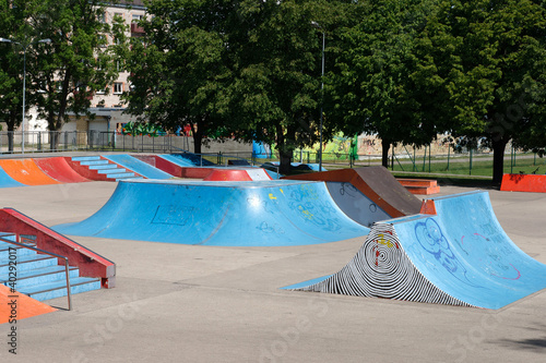 empty skate park