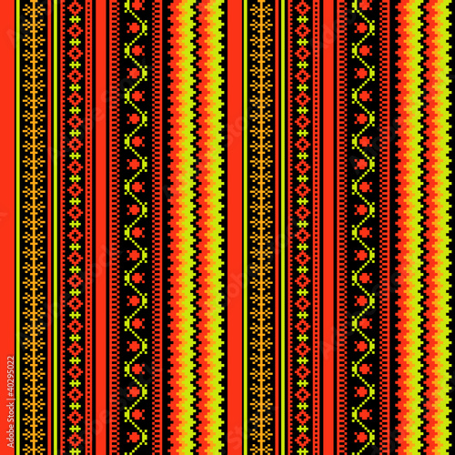 Bright textile ornamental seamless pattern
