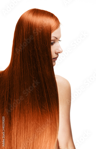 woman with long healthy hair