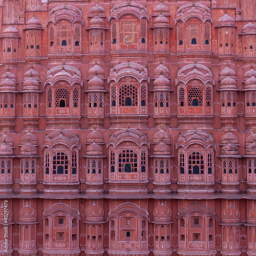 Palace of Winds, Hawa Mahal, Jaipur, Rajasthan, India.