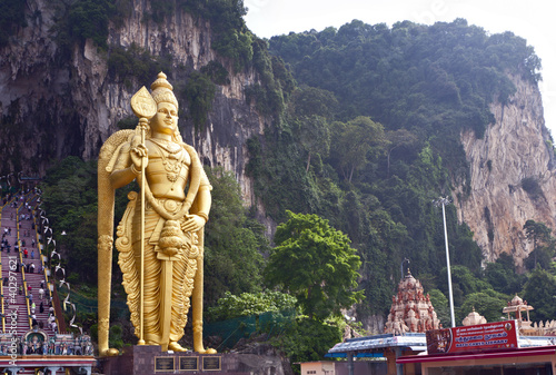 Murugan statue at the Batu Caves, Kuala Lumpur