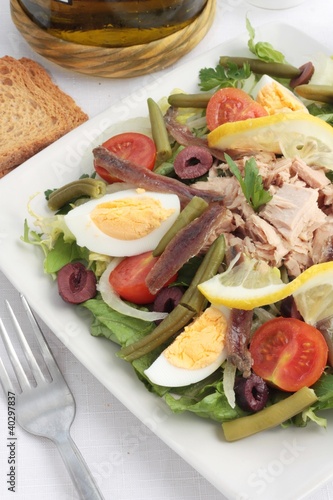 Salade Nicoise or Nicoise salad