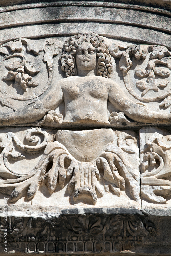 Medusa Detail of Hadrian's Temple, Ephesus