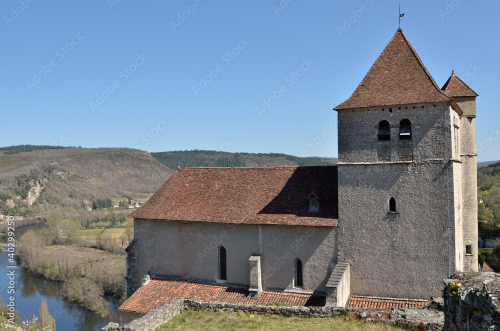 Eglise de Saint-Cirq-Lapopie Eglise de Saint-Cirq-Lapopie