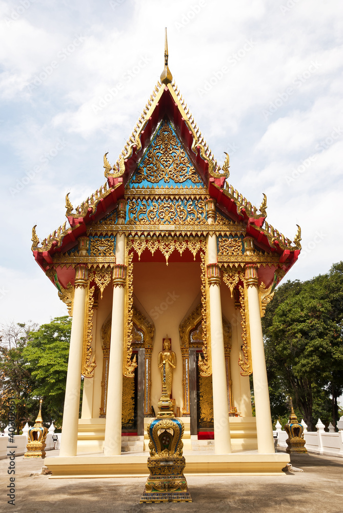 Beautiful Thai Temple Wat buddha chaiyo temple