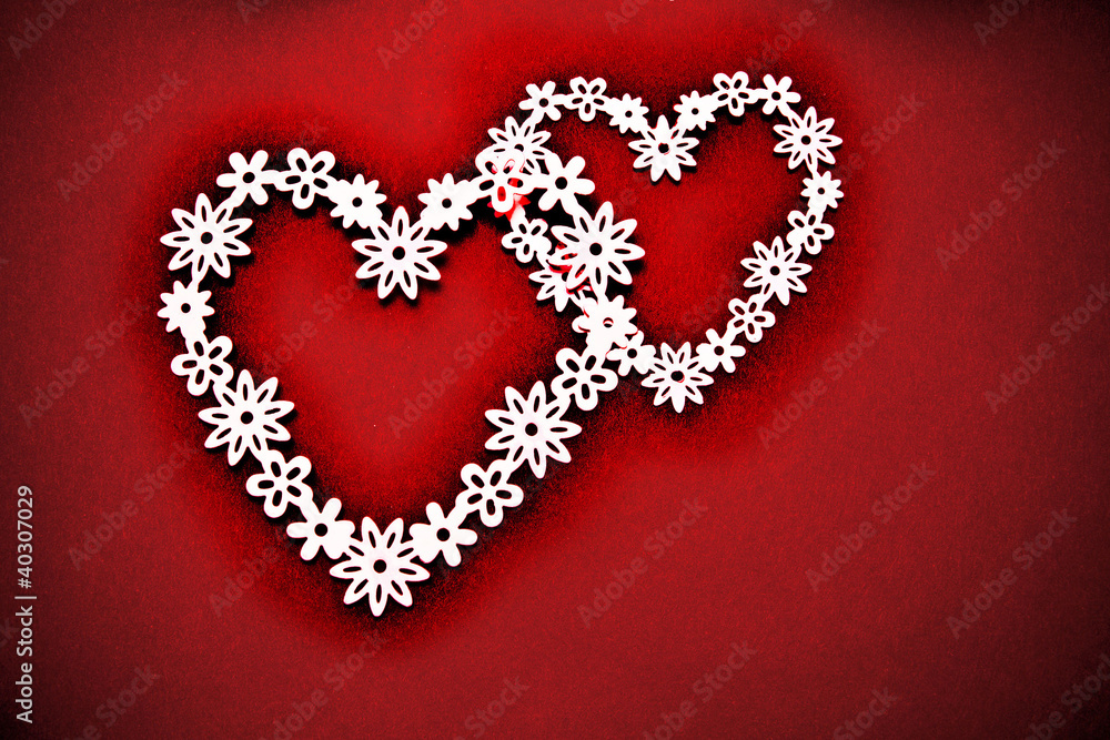 Valentines Day background with hearts Valentines Day background with hearts