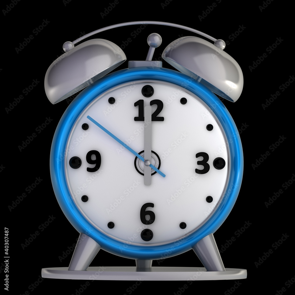 alarm clock isolated on black background alarm clock isolated on black background