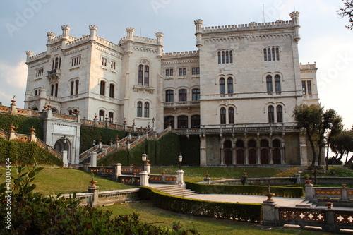 Miramare Castle in Trieste Italy