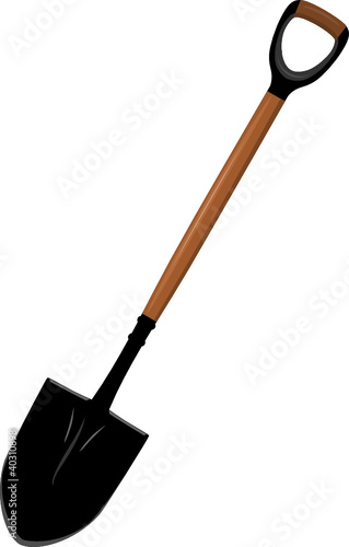 Illustration of a shovel
