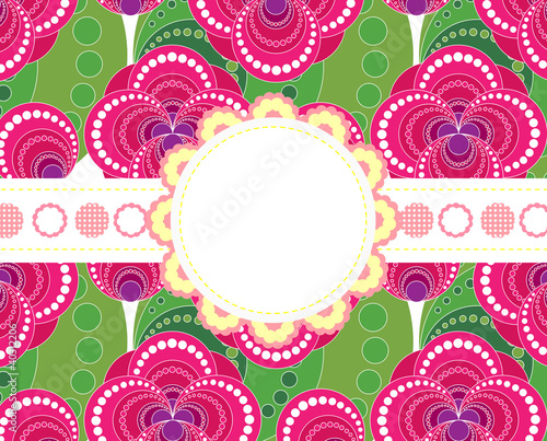 Crd with flowers