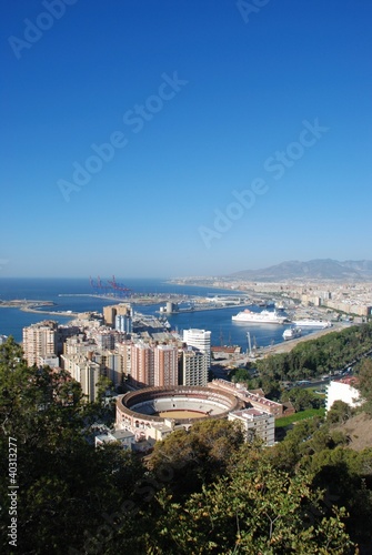 Bullring and port area, Malaga © Arena Photo UK