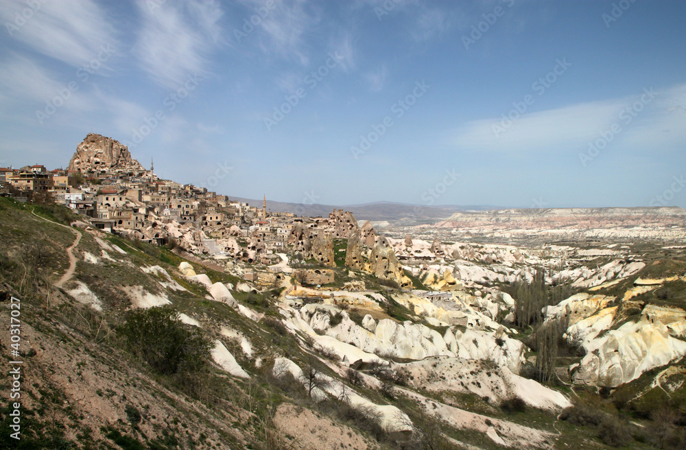 Old town Uchisar. Goreme / Cappadocia / Turkey