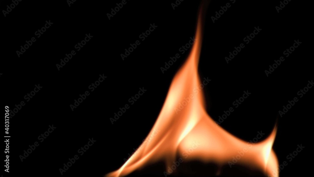 Flame in super slow motion Flame in super slow motion