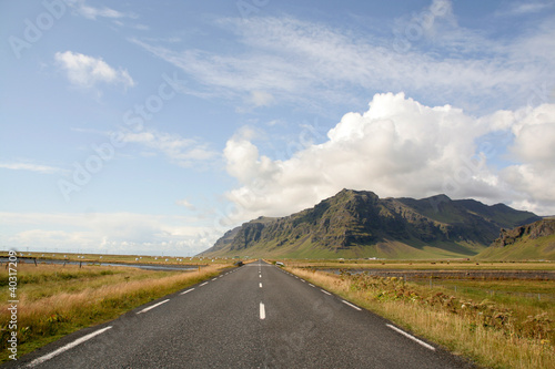 Empty road, Iceland