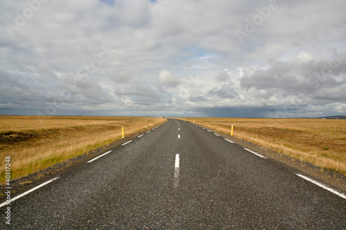 Empty Road, Iceland