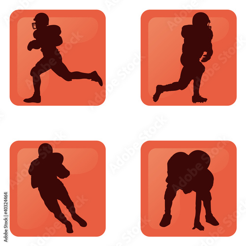 American football icons