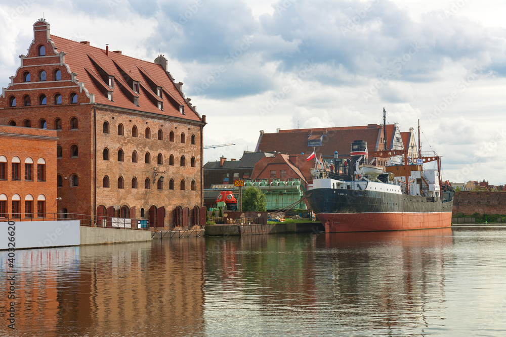 Old Town of Gdansk (Danzig) in Poland