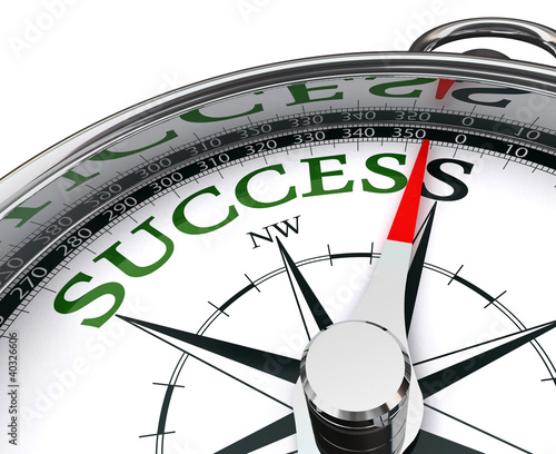 success compass conceptual image