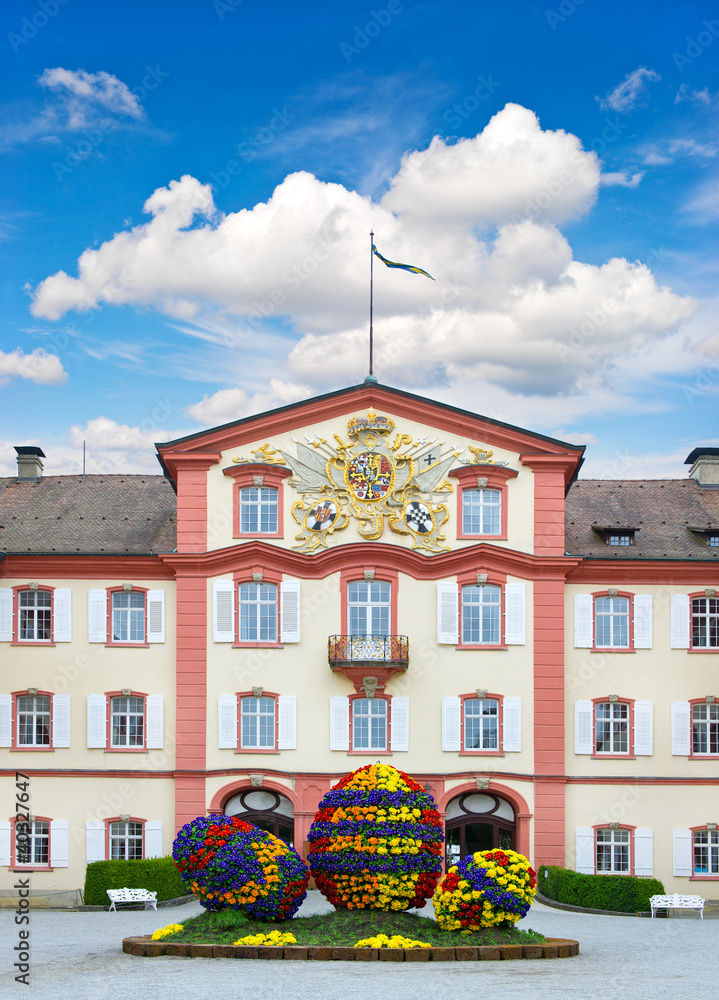 Fototapeta premium Palace of flowering Island Mainau in Germany