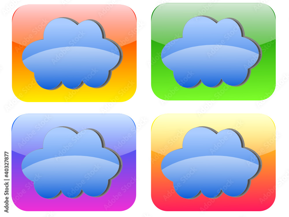 Cloud buttons Cloud buttons