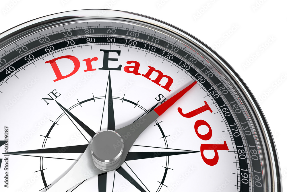dream job the way indicated by concept compass dream job the way indicated by concept compass