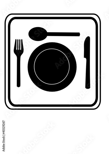 Schild Gedeck