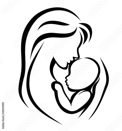 mother and baby symbol