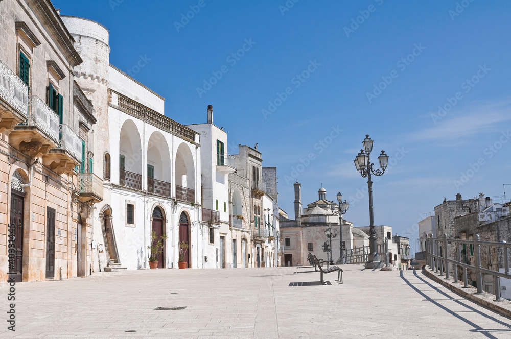 View of Cisternino. Puglia. Italy.