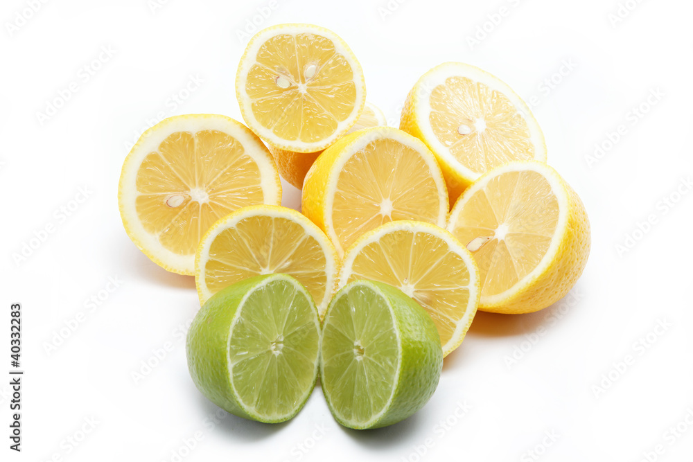 tropical fruits isolated on a white background. tropical fruits isolated on a white background.