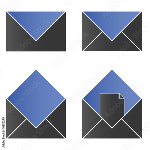 Briefe Blau