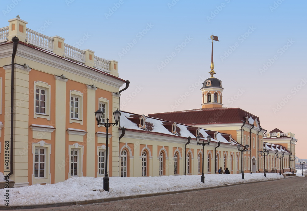 Artillery Court in The Kazan Kremlin. Kazan, Republic of Tatarst