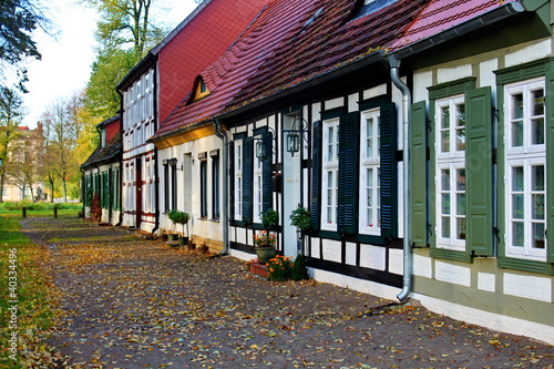 Häuserzeile am Schloss Ludwigslust