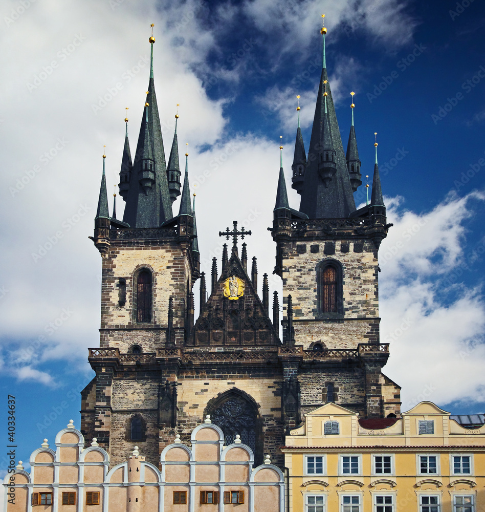 Tyn cathedral at Prague